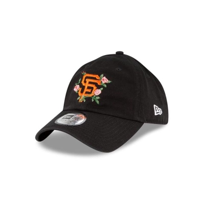 San Francisco Giants Gorra | New Era MLB Bloom Casual Classic Adjustable Cap Mexico - Negros
